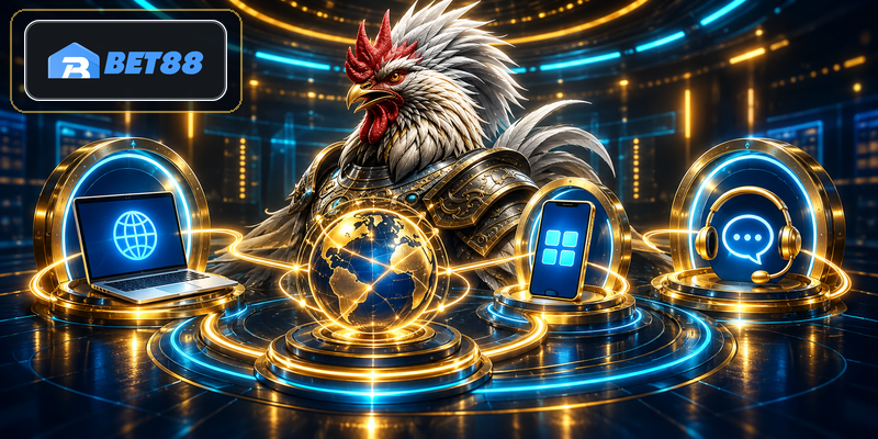 BET88 — hình minh họa cho BET88: bản đồ các điểm vào công khai cho website, ứng dụng và hỗ trợ